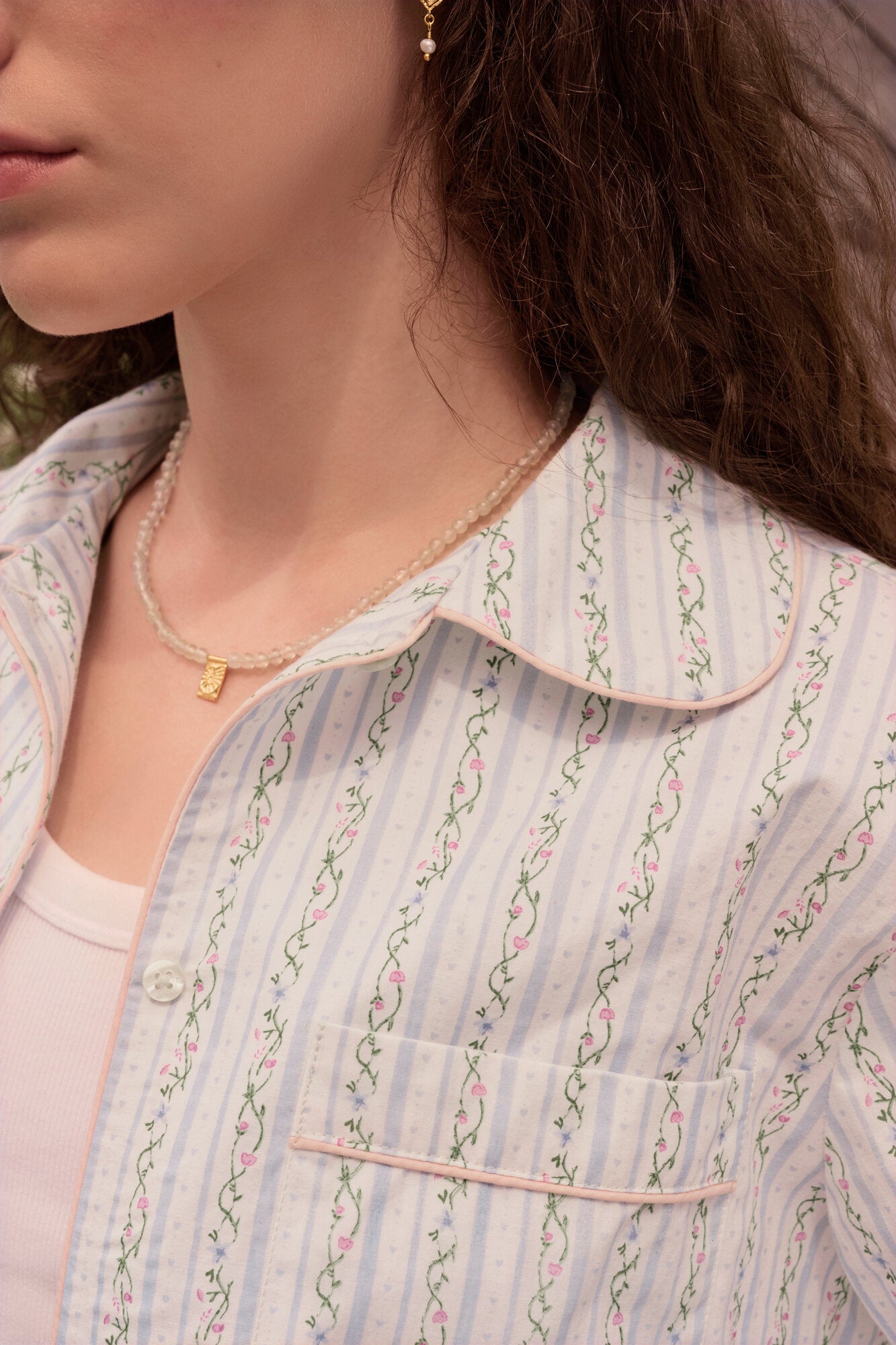 Moe skjorte - Summer Stripe Blue